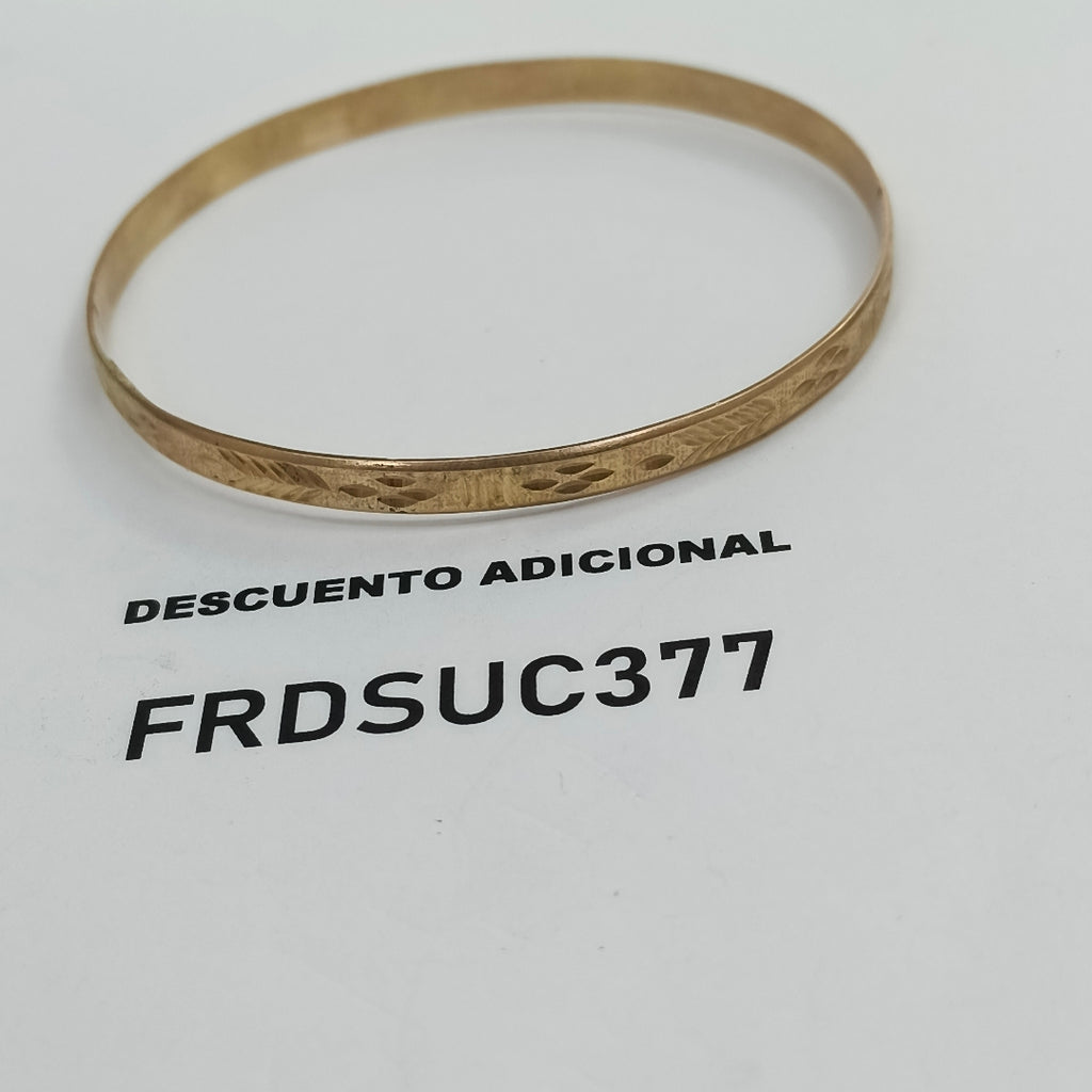 PULSERA RIGIDA ORO 10 K 10,60 GRMS (SEMINUEVO)