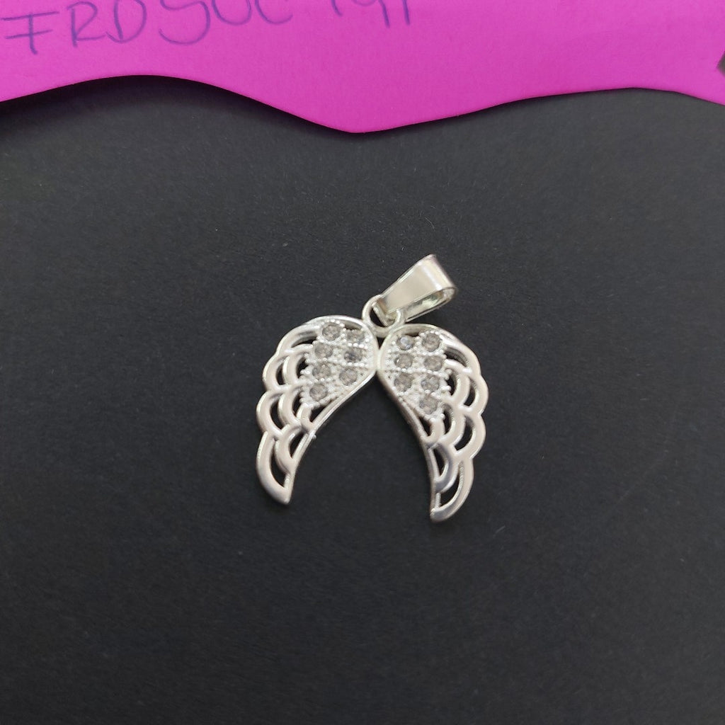 DIJE ALAS C/CIRCONIAS PLATA .925 2.2 GR (NUEVO)