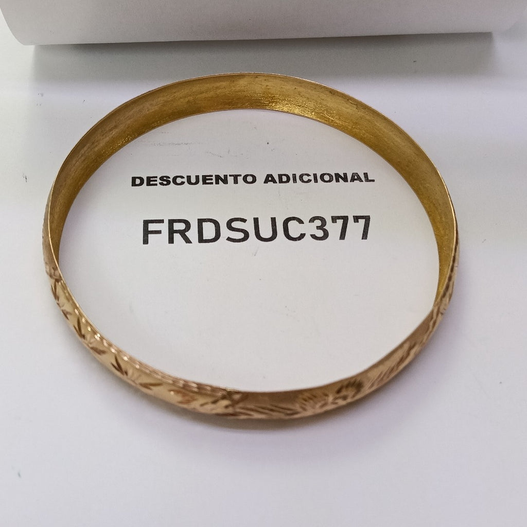 PULSERA RIGIDA ORO 10 K 9.2 GRMS (SEMINUEVO)