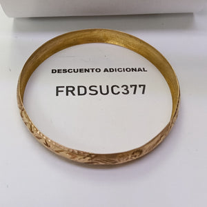 PULSERA RIGIDA ORO 10 K 9.2 GRMS (SEMINUEVO)