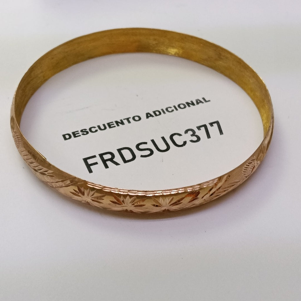 PULSERA RIGIDA ORO 10 K 8.4 GRMS (SEMINUEVO)