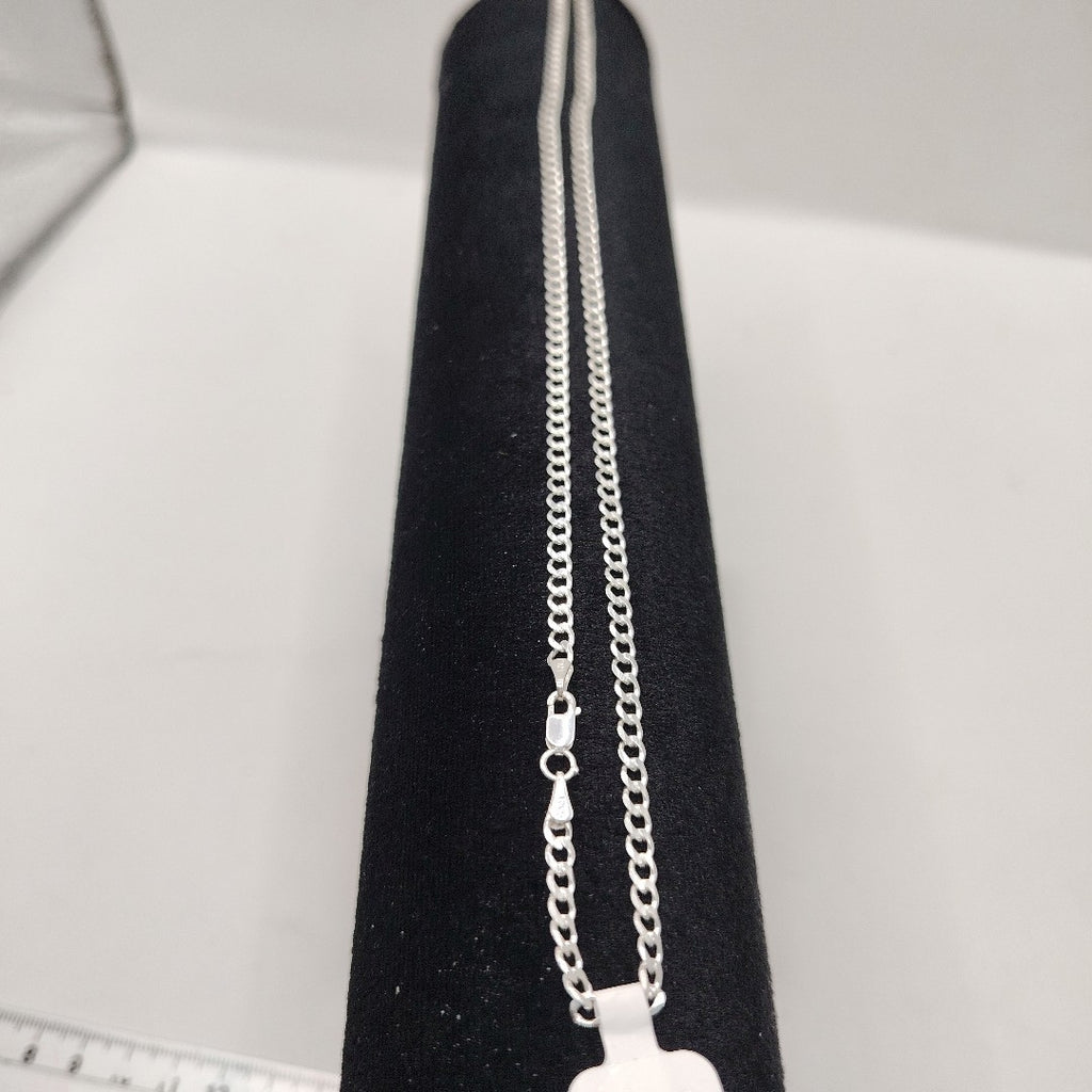 CADENA BARBADA PLATA .925 50 CM 7.92 GR (NUEVO)