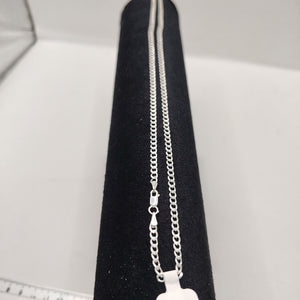 CADENA BARBADA PLATA .925 50 CM 7.92 GR (NUEVO)