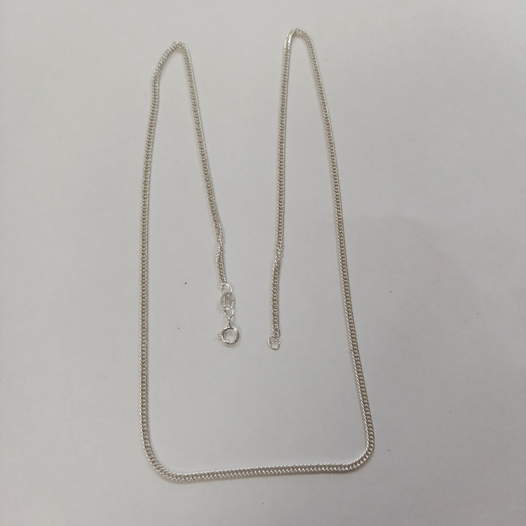 CADENA BARBADA PLATA .925 50 CM 4.12 GR (NUEVO)