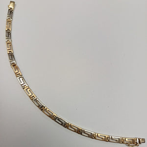PULSERA ORO COMBINADO 14 K 12,40 GRMS (SEMINUEVO)