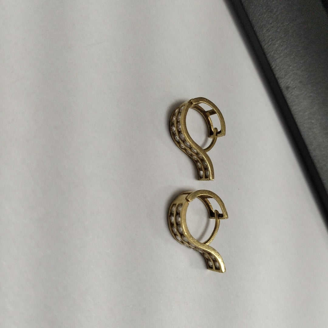 ARETES PAR ORO 14 K 2 GRMS (SEMINUEVO)