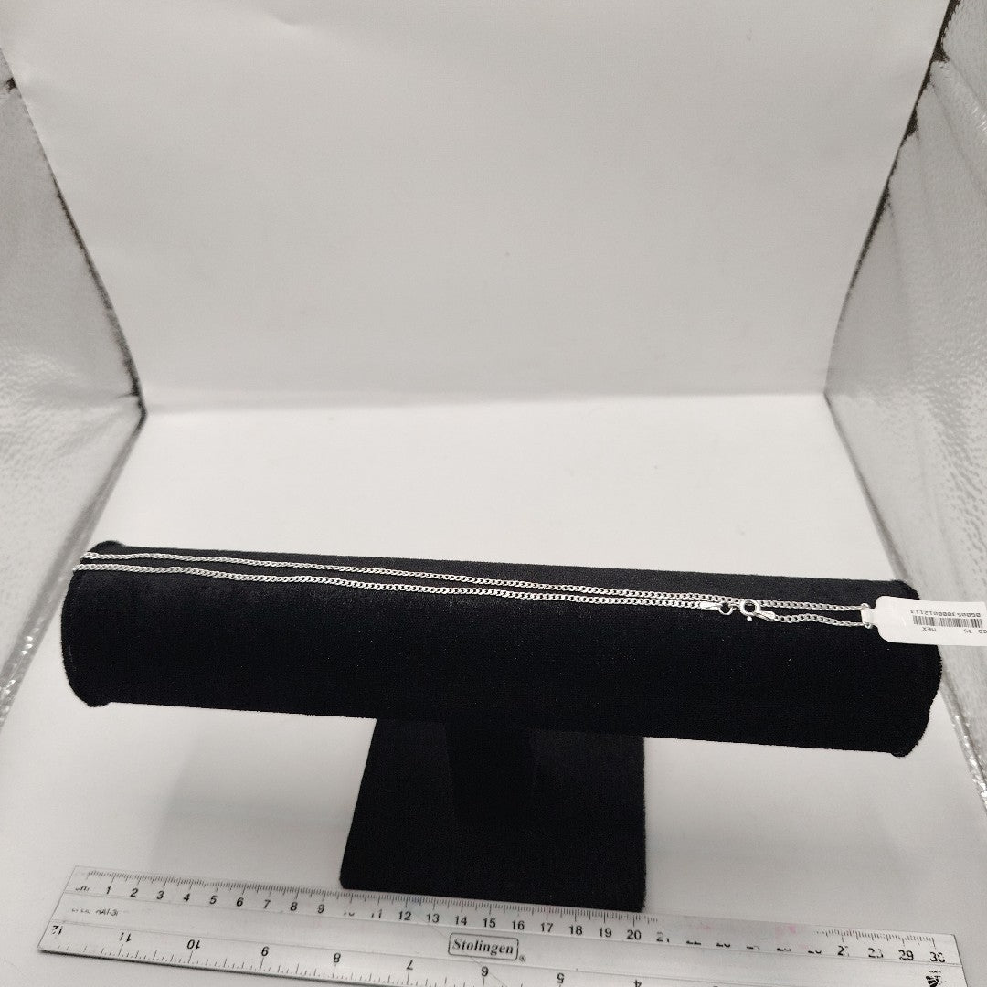 CADENA BARBADA PLATA .925 50 CM 4.72 GR (NUEVO)