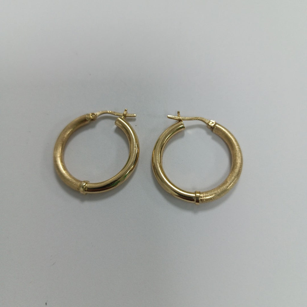 ARRACADAS PAR ORO 14 K 3.5 GRMS (SEMINUEVO)