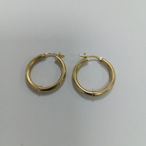 ARRACADAS PAR ORO 14 K 3.5 GRMS (SEMINUEVO)