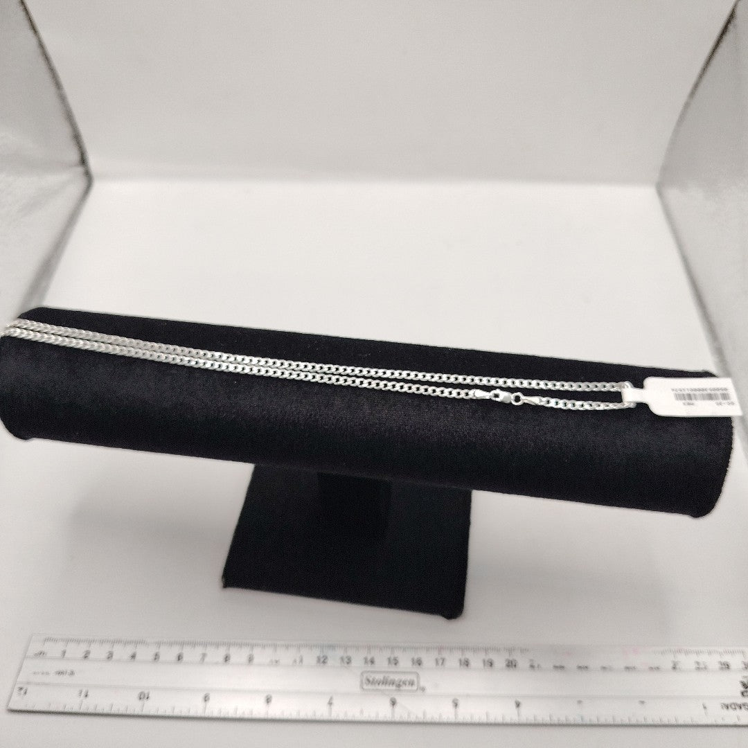 CADENA BARBADA PLATA .925 50 CM 7.92 GR (NUEVO)