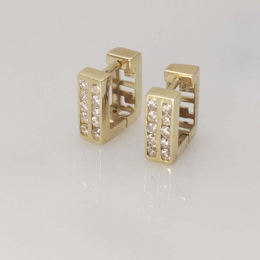 ARETES PAR ORO 14 K 3,50 GRMS (SEMINUEVO)