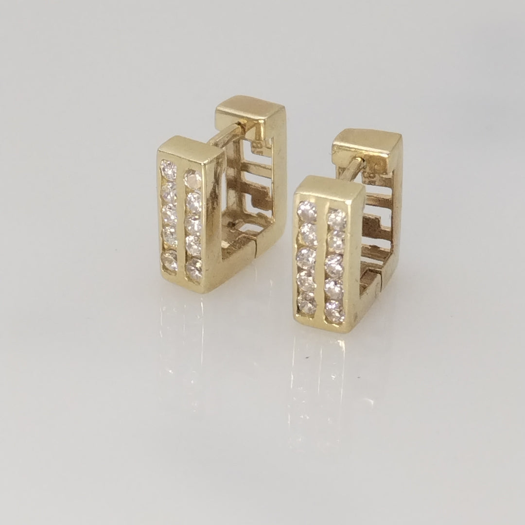 ARETES PAR ORO 14 K 3,50 GRMS (SEMINUEVO)