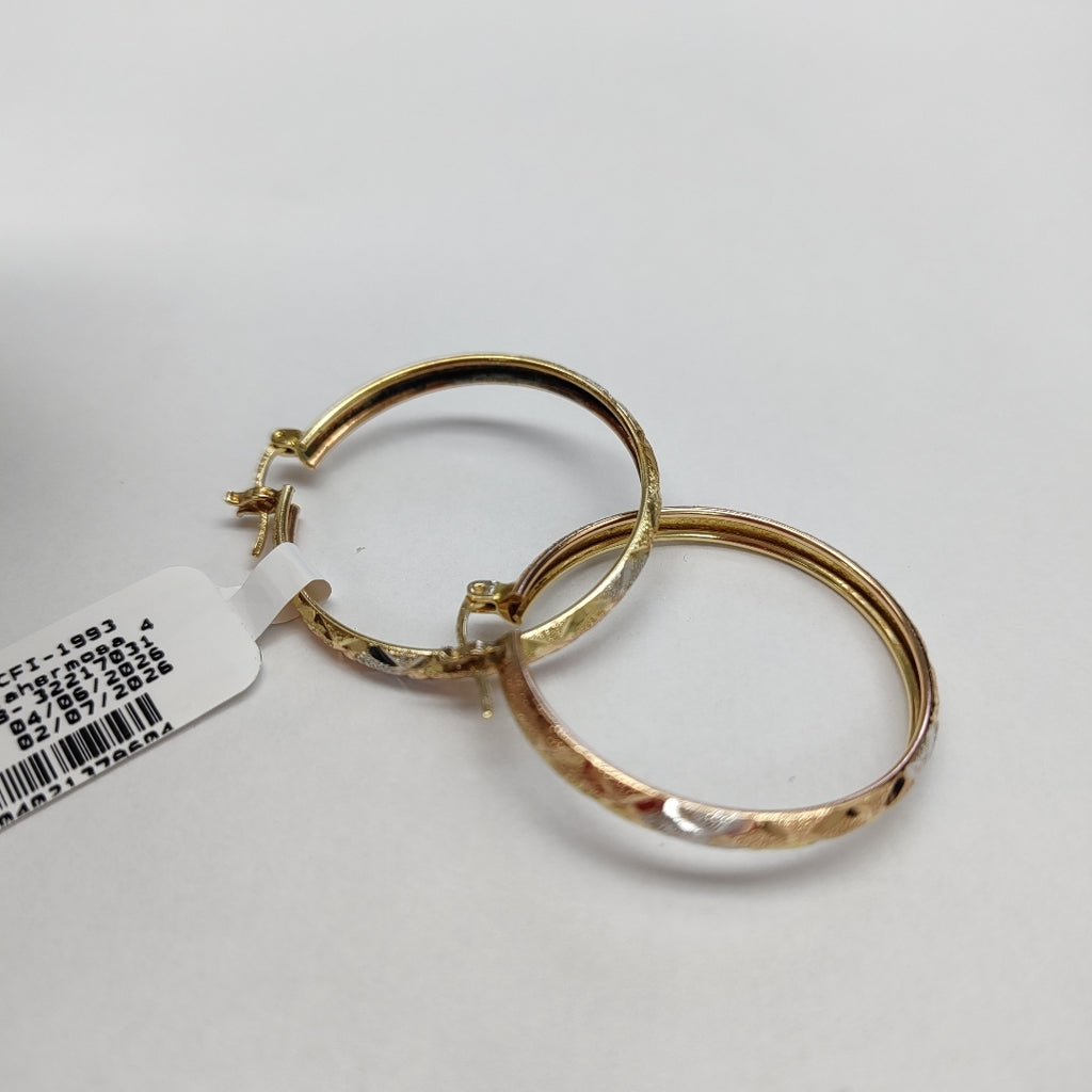 ARRACADAS PAR ORO 14 K 5,10 GRMS (SEMINUEVO)
