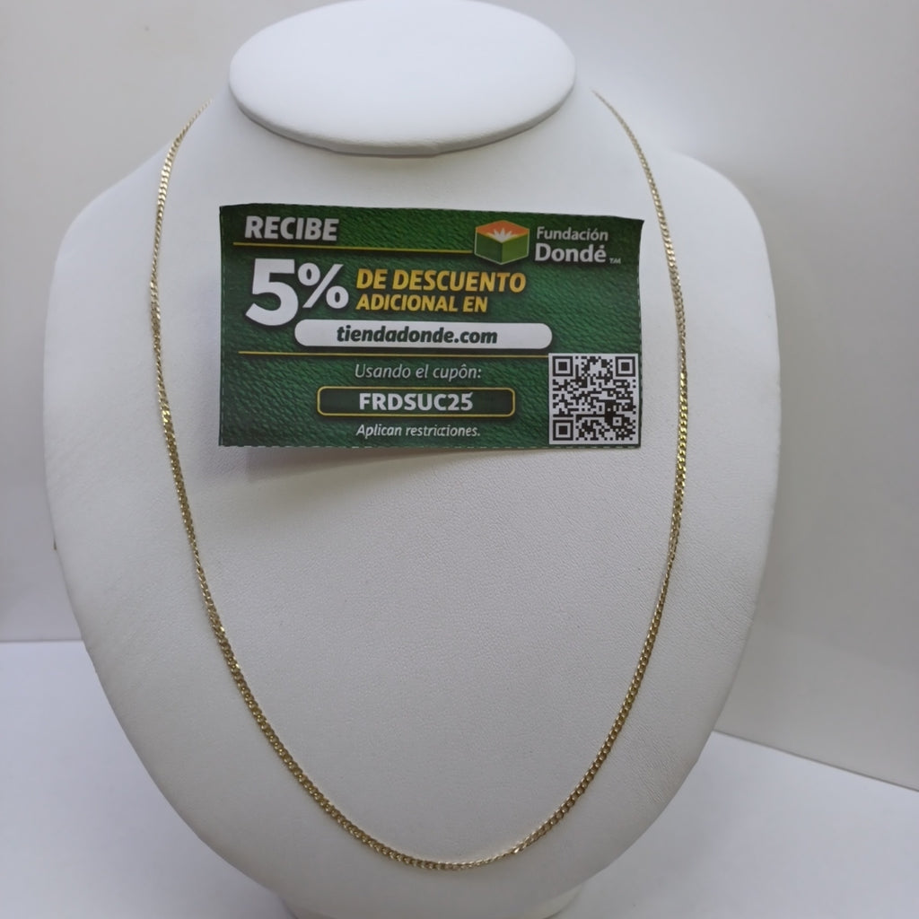 CADENA BARBADO 4GR 55 CM (NUEVO)