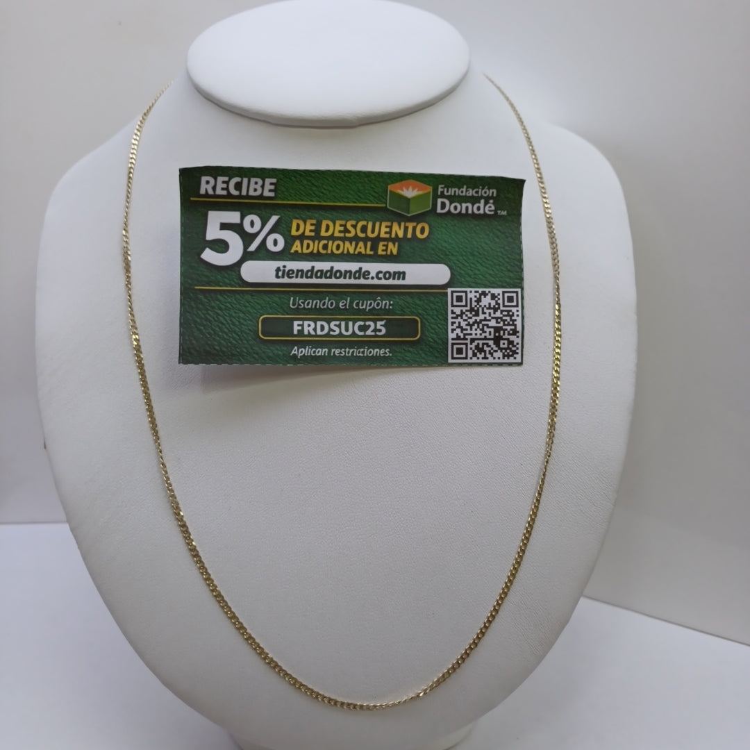 CADENA BARBADO 4GR 55 CM (NUEVO)