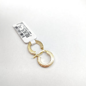 ARRACADAS PAR ORO 14 K 1,50 GRMS (SEMINUEVO)