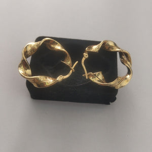 ARRACADAS PAR ORO 14 K 4.4 GRMS (SEMINUEVO)