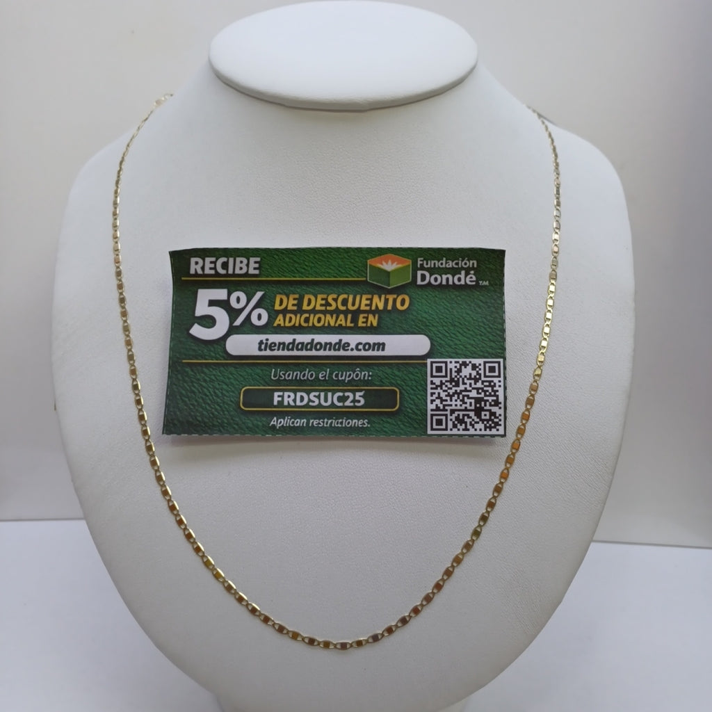 CADENAS GUCHI ORO 14K 55 CM 3.7 GR (NUEVO)