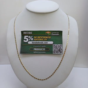 CADENAS GUCHI ORO 14K 55 CM 3.7 GR (NUEVO)