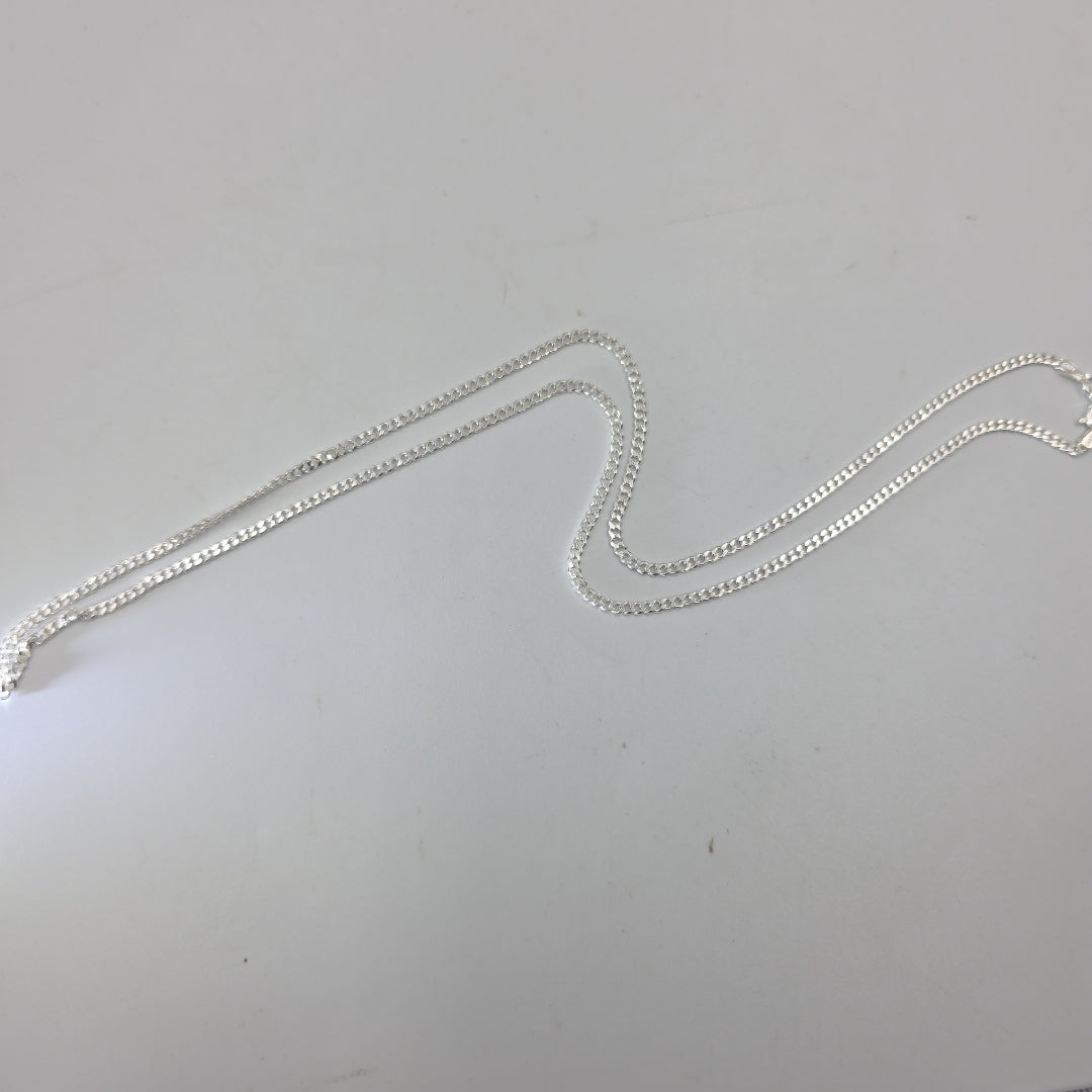 CADENA BARBADA PLATA .925 55 CM 5.83 GR (NUEVO)