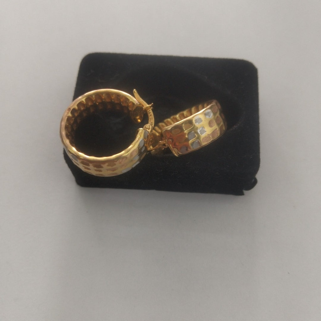 ARRACADAS PAR ORO 14 K 5.3 GRMS (SEMINUEVO)