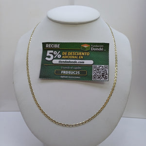 CADENAS TEJIDO GUCHI ORO 10K 55 CM 3.9 GR (NUEVO)