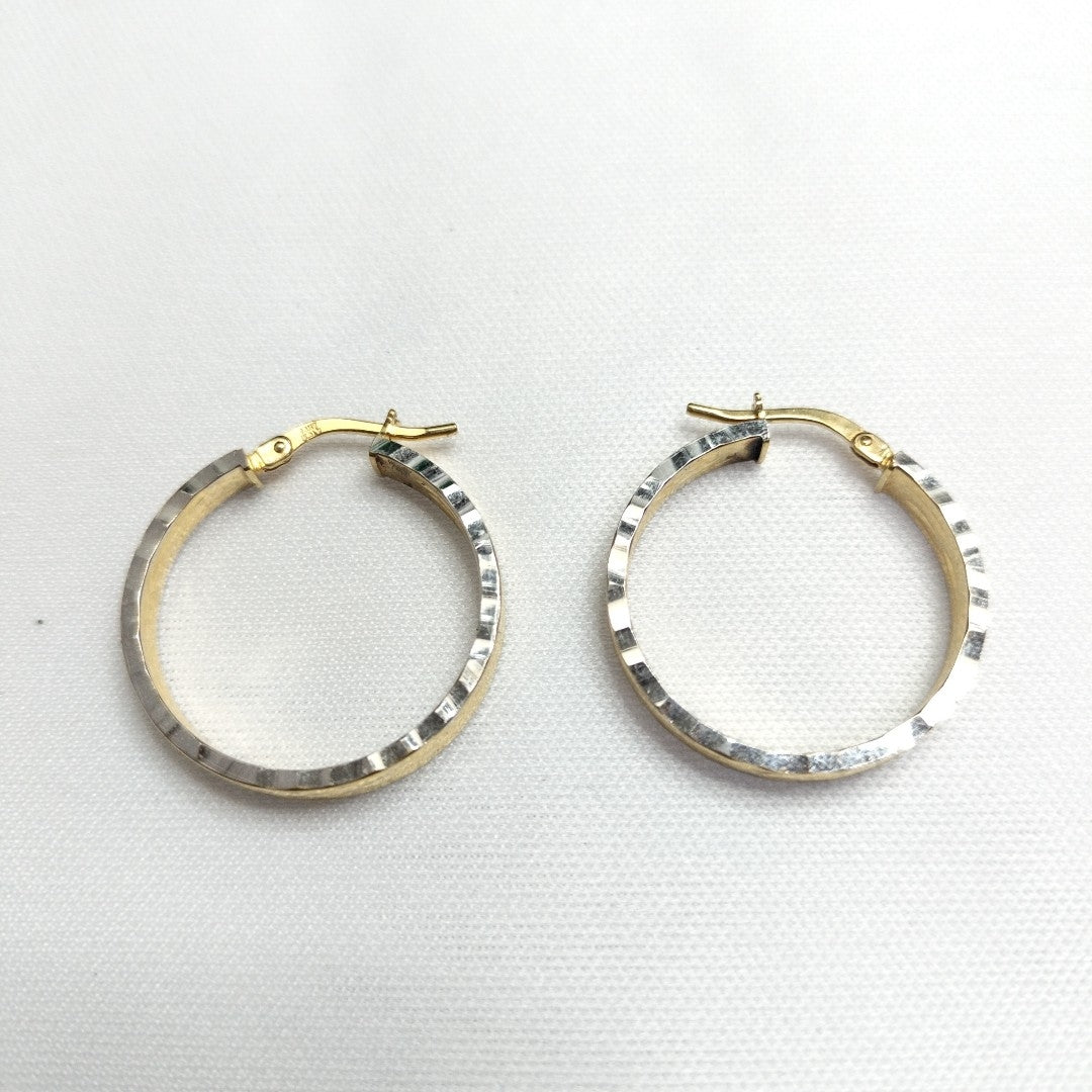 ARRACADAS PAR ORO 14 K 2.4 GRMS (SEMINUEVO)
