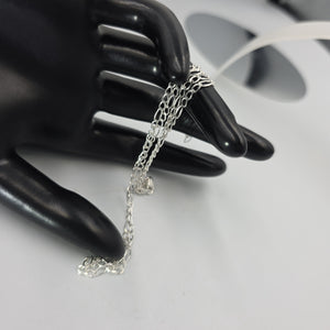CADENA 3X1 PLATA .925 60 CM 4.72 GR (NUEVO)