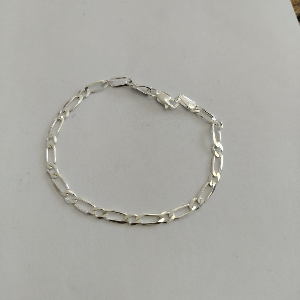 PULSERA TEJIDO 1X1 PLATA .925 18 CM 3.5 GR (NUEVO)