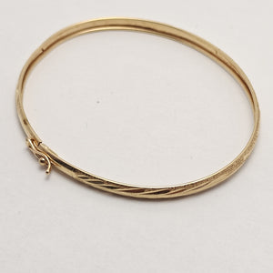 PULSERA RIGIDA ORO 14 K 3,70 GRMS (SEMINUEVO)