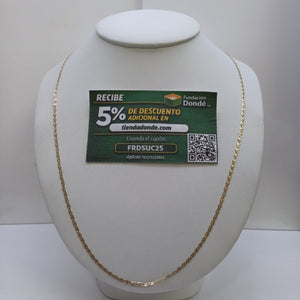CADENA TEJIDO MARINERO 3.81GR 60 CM (NUEVO)