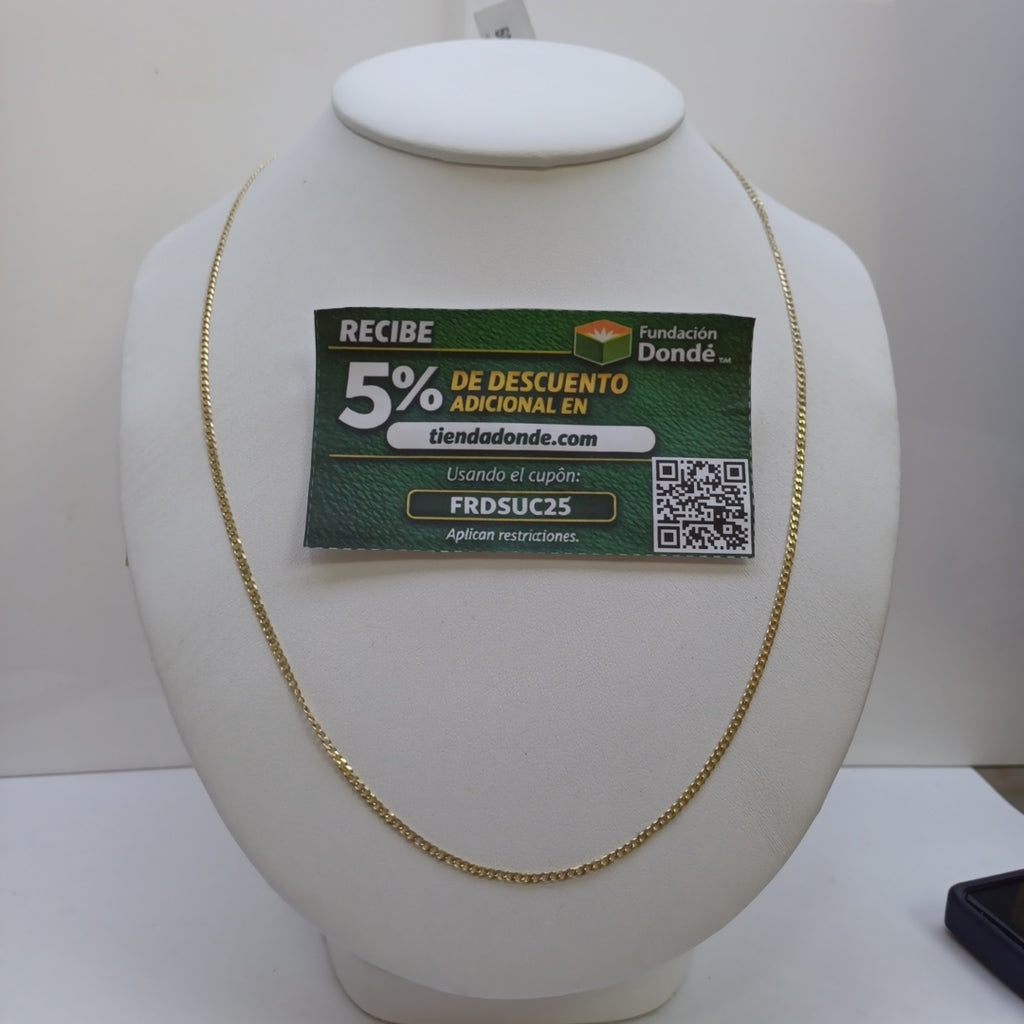 CADENA BARBADO 4GR 55 CM (NUEVO)