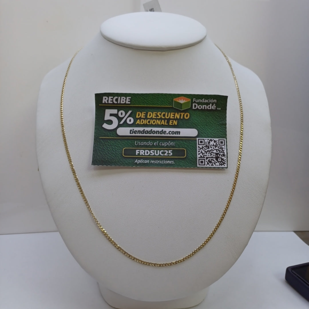 CADENA BARBADO 4GR 55 CM (NUEVO)
