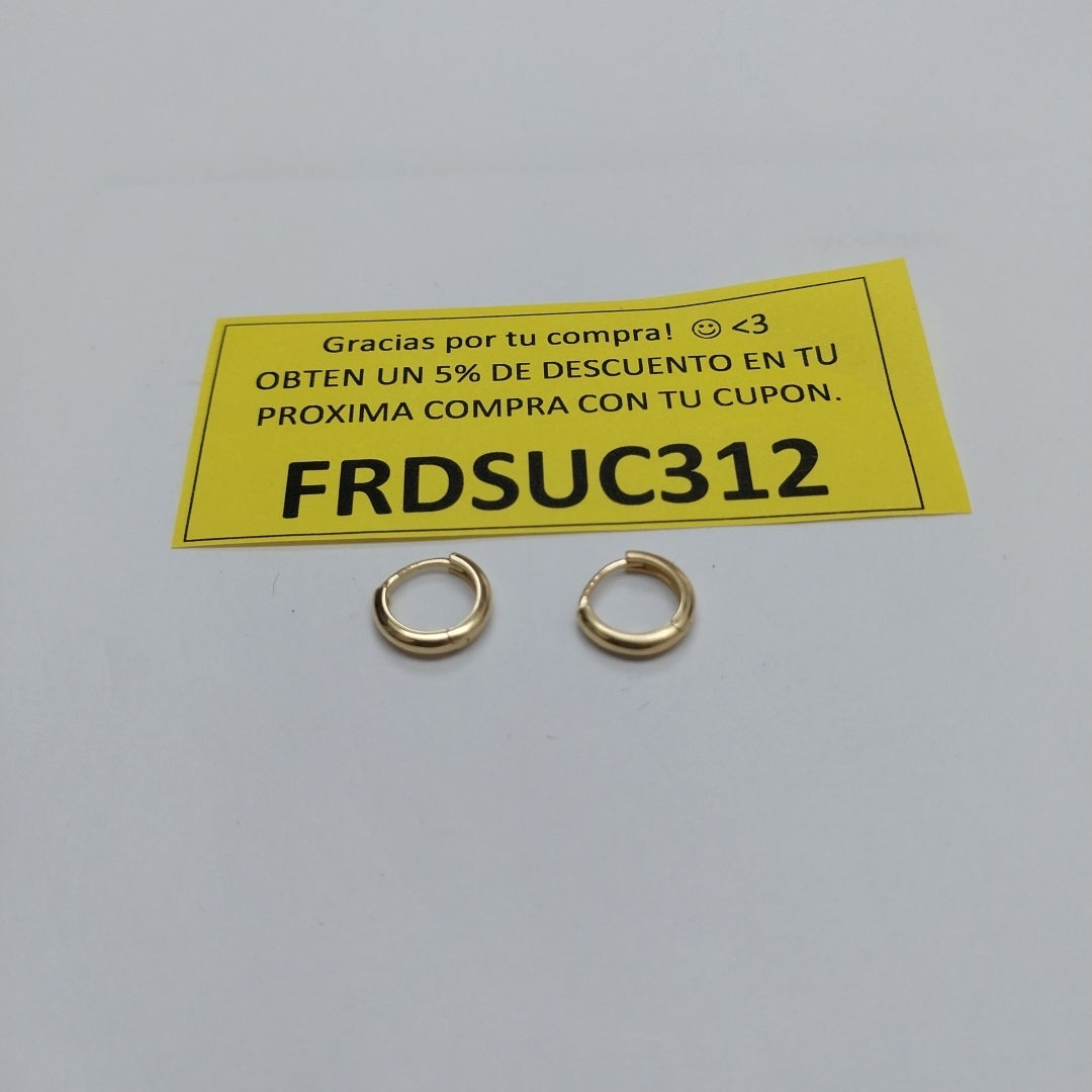 HUGGIES ORO 14K 1.1 (NUEVO)