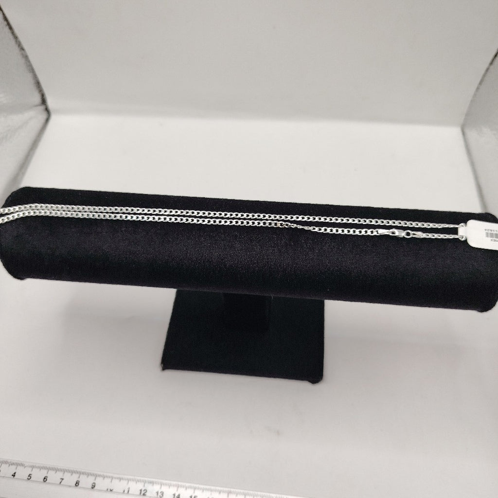 CADENA BARBADA PLATA .925 60 CM 9.32 GR (NUEVO)