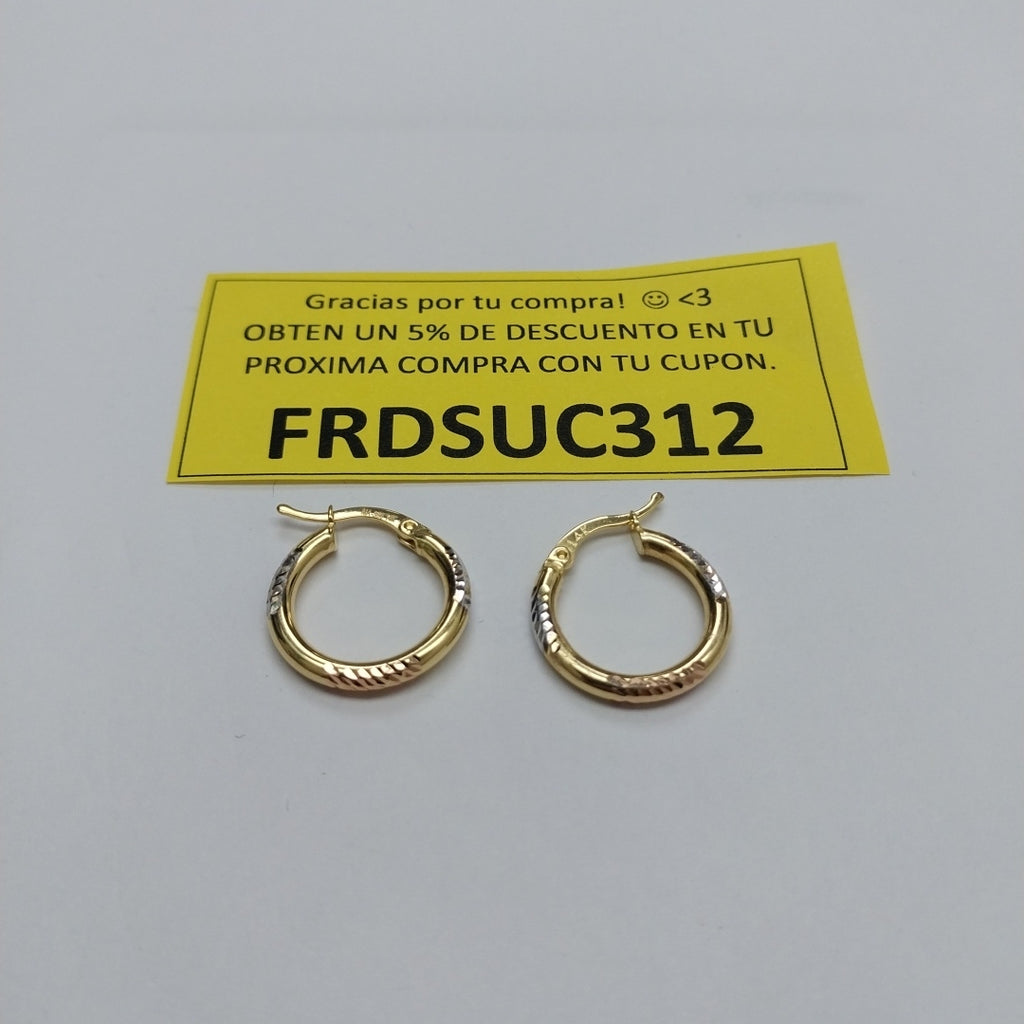 ARRACADAS ORO 14K 1.7 (NUEVO)
