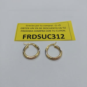 ARRACADAS ORO 14K 1.7 (NUEVO)