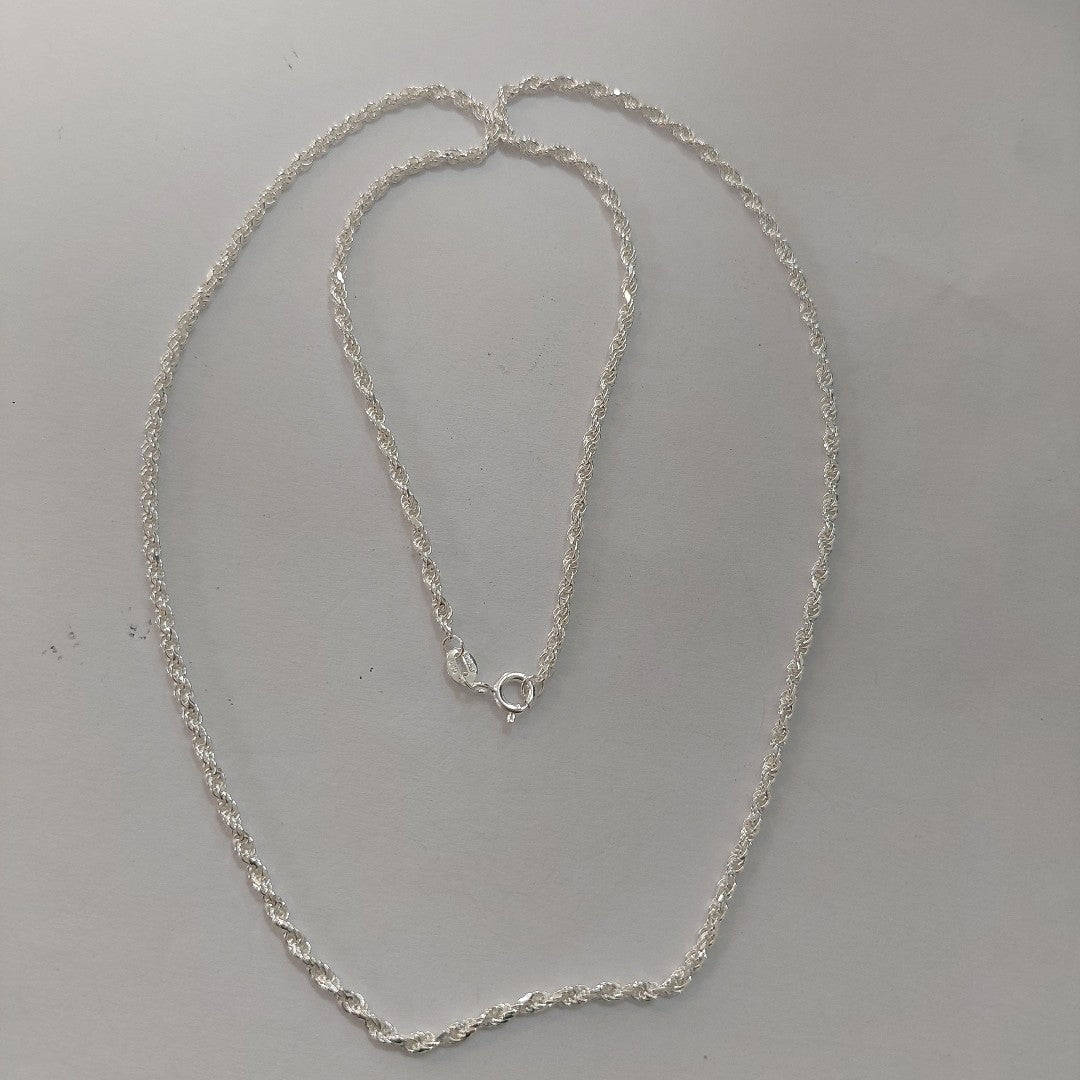 CADENA TORZAL PLATA .925 60 CM 10.52 GR (NUEVO)