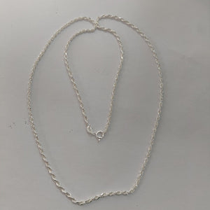 CADENA TORZAL PLATA .925 60 CM 10.52 GR (NUEVO)