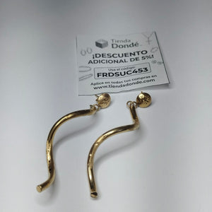 BROQUELES PAR ORO 14 K 3,00 GRMS (SEMINUEVO)