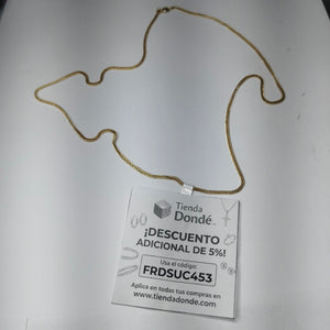 CADENA ORO 14 K 4.5 GRMS (SEMINUEVO)