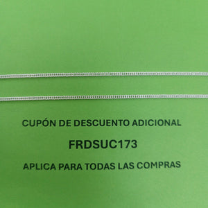 CADENA BARBADA PLATA .925 55 CM 4.52 GR (NUEVO)