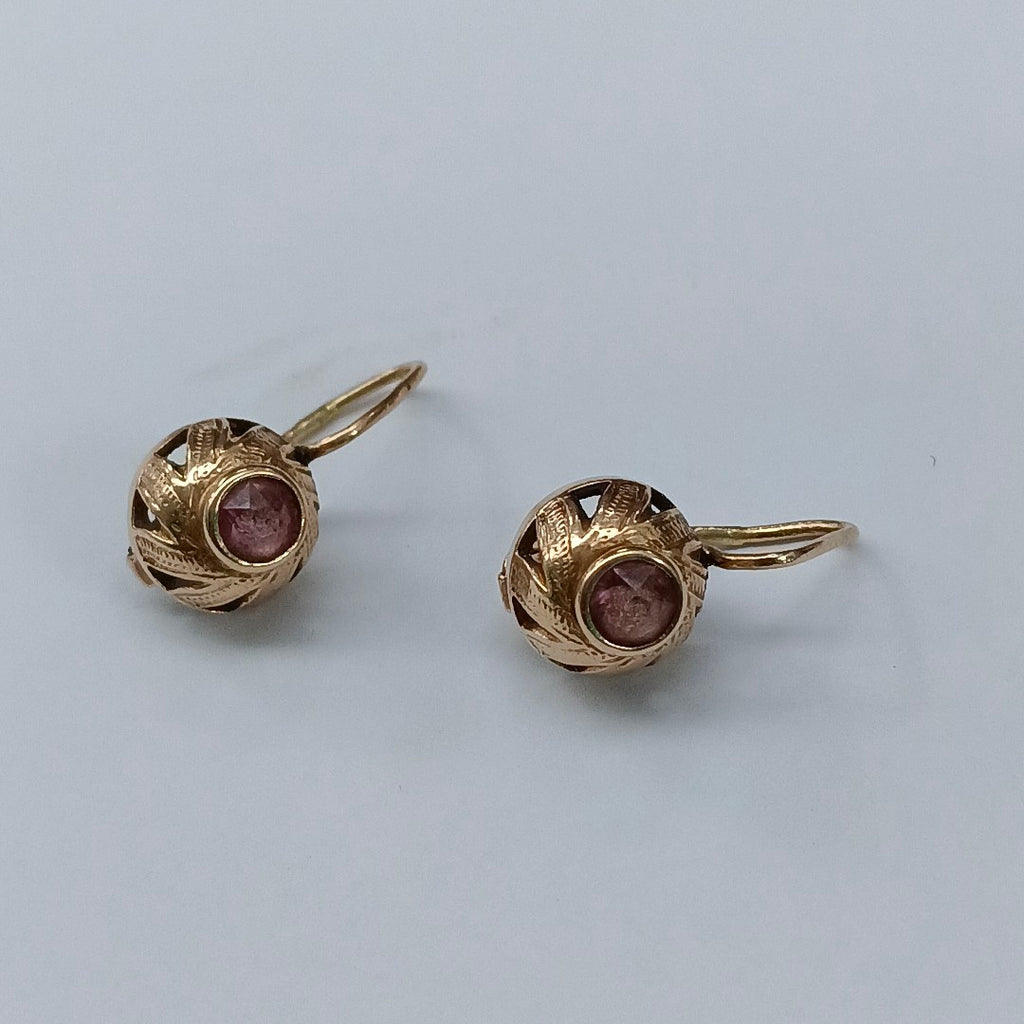 ARETES PAR ORO 14 K 3,00 GRMS (SEMINUEVO)