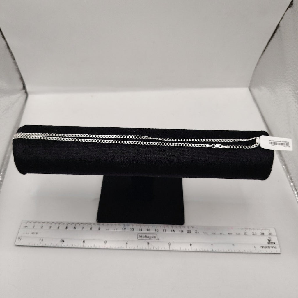 CADENA BARBADA PLATA .925 60 CM 9.32 GR (NUEVO)