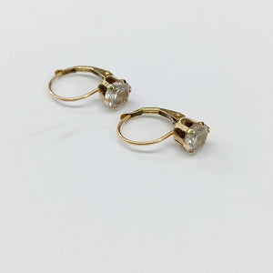 ARETES PAR ORO 14 K 1,40 GRMS (SEMINUEVO)
