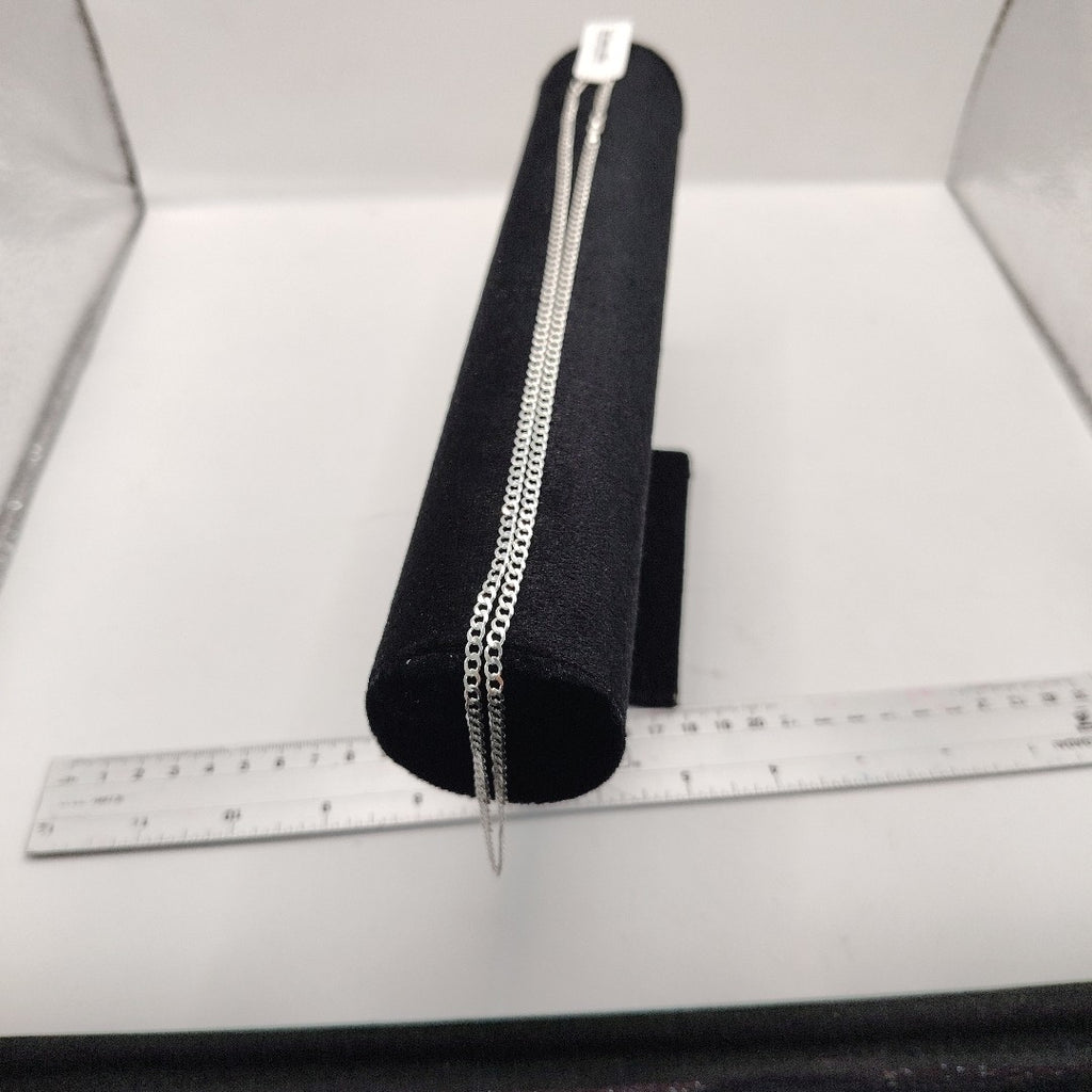 CADENA BARBADA PLATA .925 60 CM 9.32 GR (NUEVO)