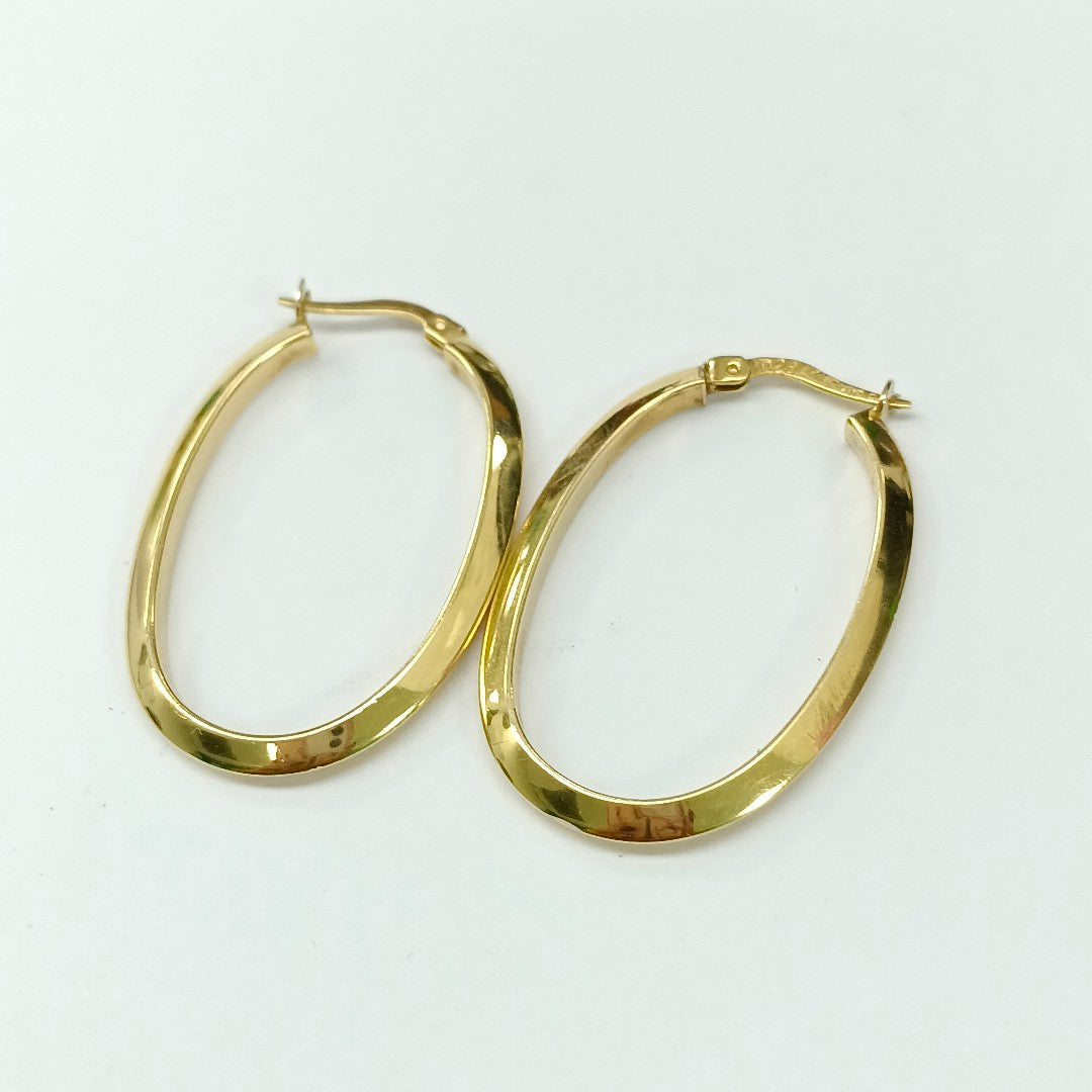 ARRACADAS PAR ORO 14 K 3.4 GRMS (SEMINUEVO)