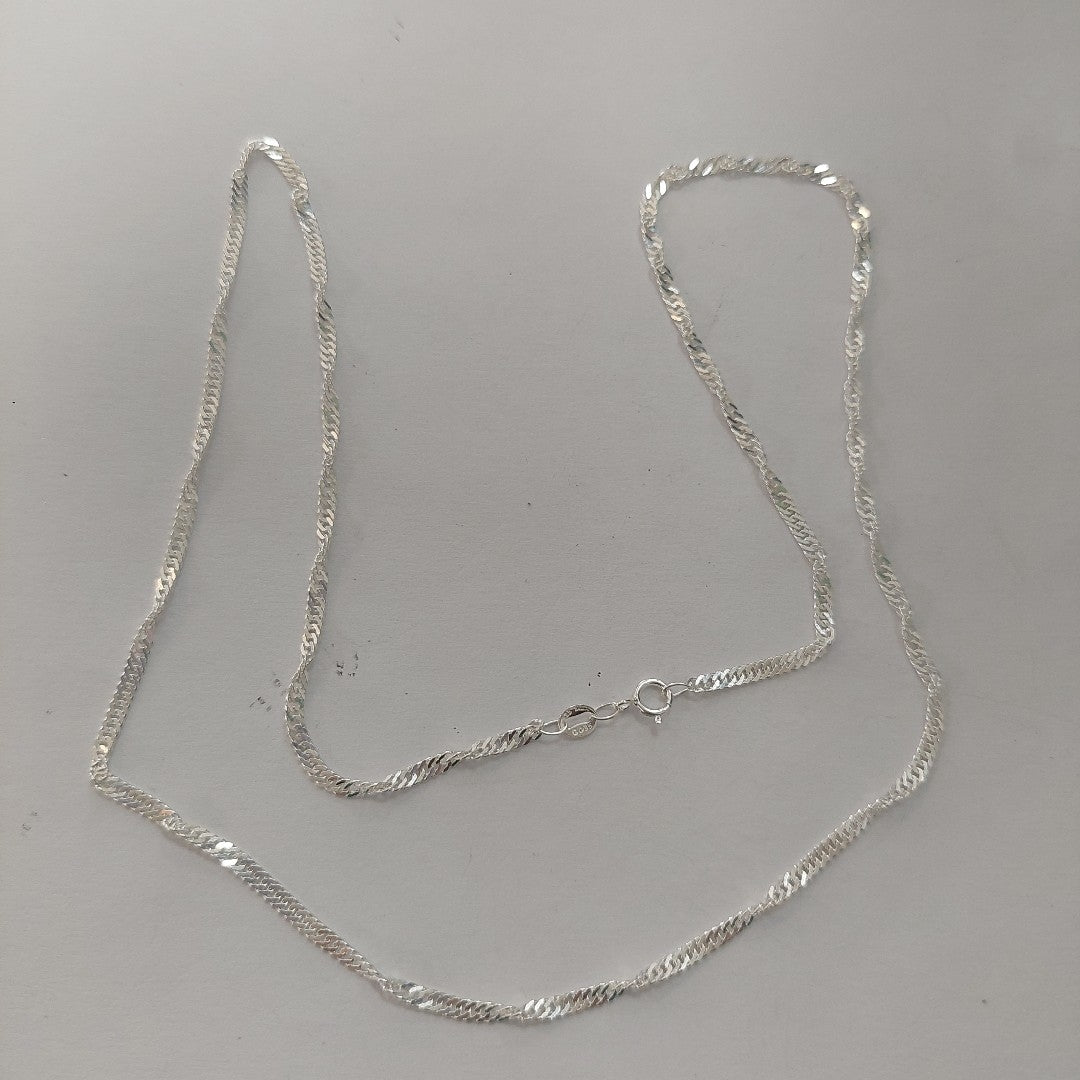 CADENA MEDIO TZL PLATA .925 55 CM 4.12 GR (NUEVO)