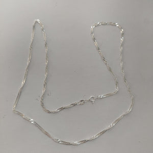 CADENA MEDIO TZL PLATA .925 55 CM 4.12 GR (NUEVO)