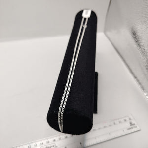 CADENA BARBADA PLATA .925 50 CM 5.03 GR (NUEVO)